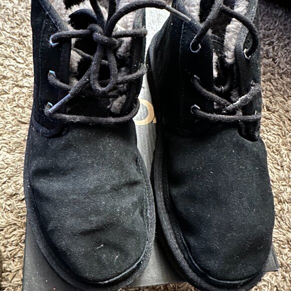 USED UGG Men\'s Neumel Suede Casual Black Boots main image 7